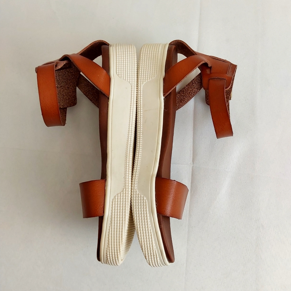 Torrid Wide Width Ankle Strap Platform Sandals Br… - image 8